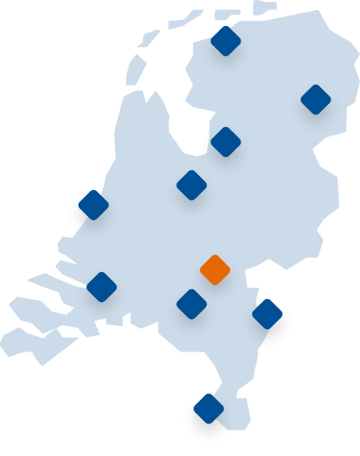 Een kleine map van Nederland