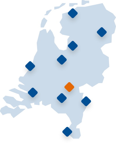 Een kleine map van Nederland